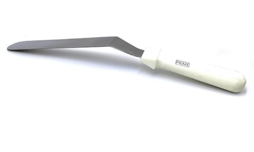 Stainless Steel Curved Palette Knife Cake garnishing Bend Icing Spatula - Image 2